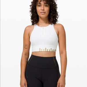 Lululemon Energy Bra Zip Special Edition - White